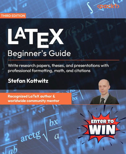 LaTeX book cover